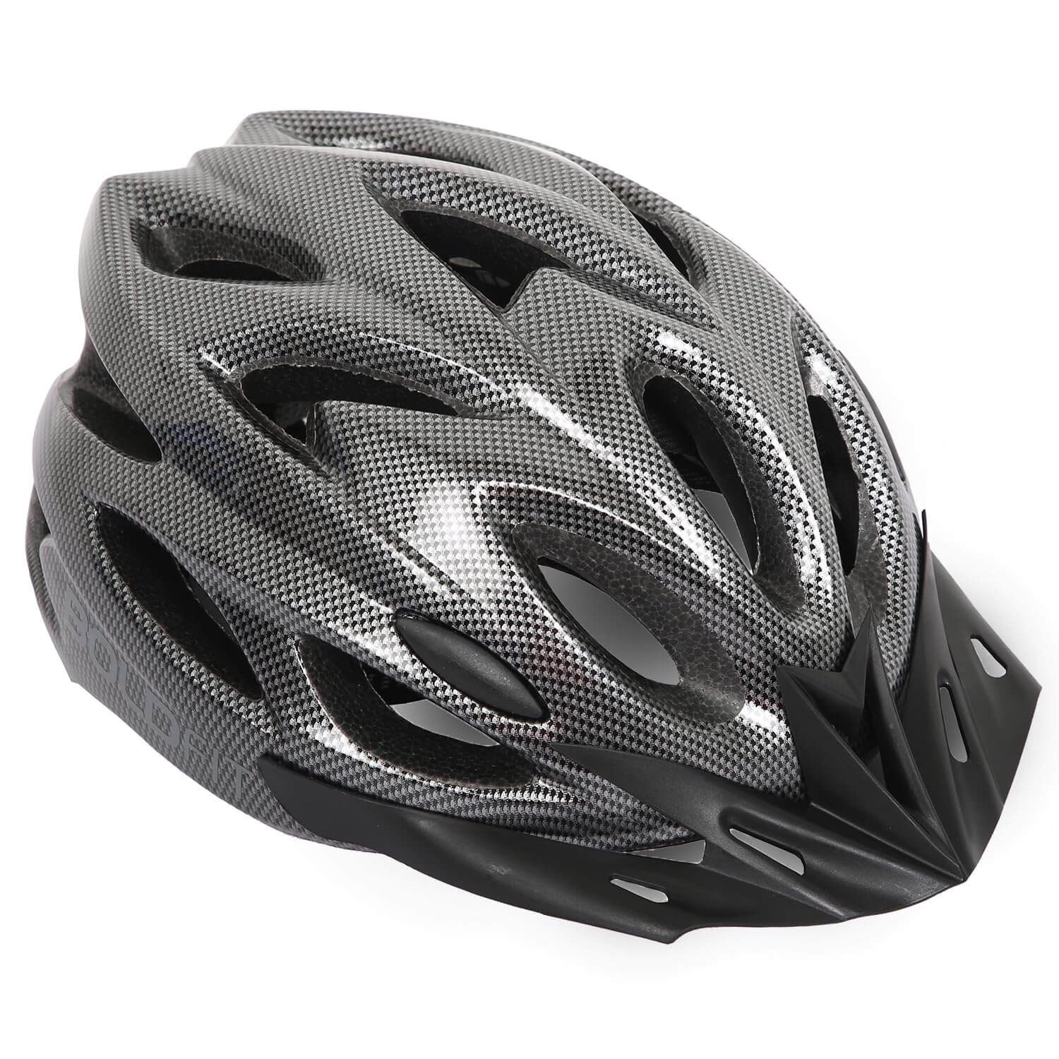 Black best sale bicycle helmet