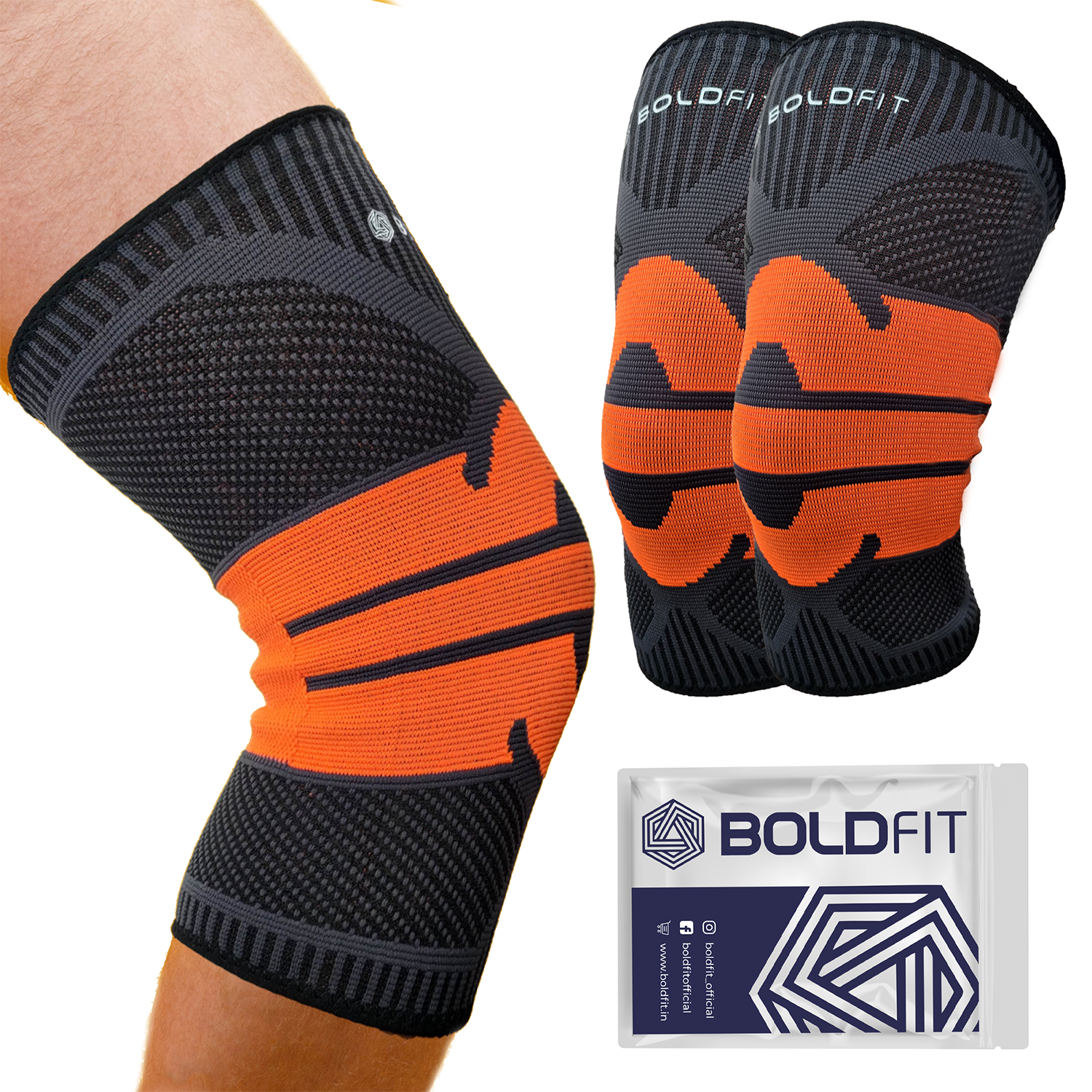 Boldfit Knee Support Cap/Braces