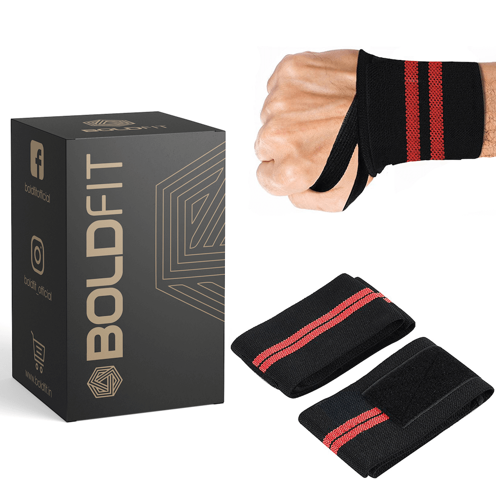 Buy Boldfit Weight Lifting Straps Wrist Supporter For Gym Gym