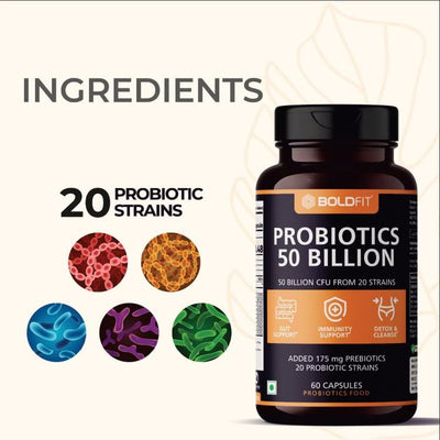 Probiotics 50 Billion with 20 Strains