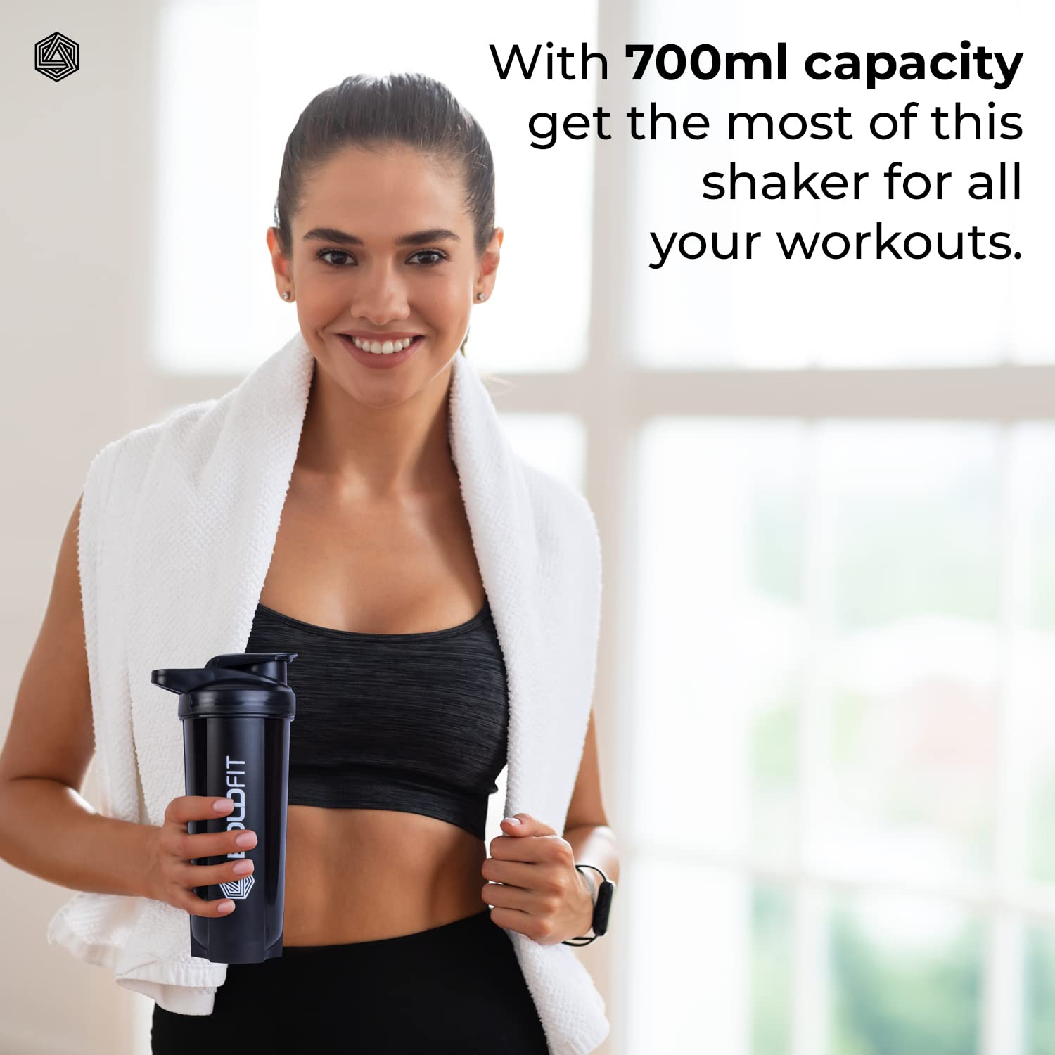 Champion shaker for protein shake 700ml