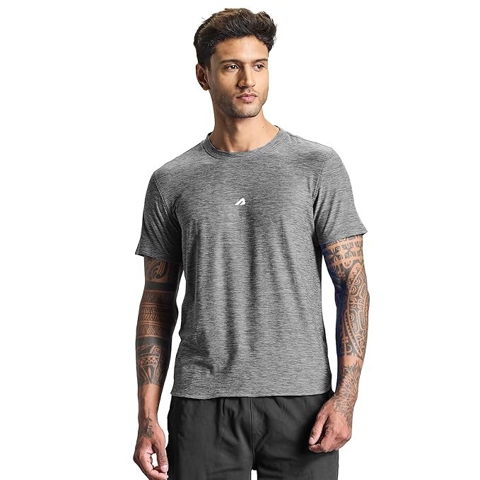 Intense Mens Tee - Melange Grey