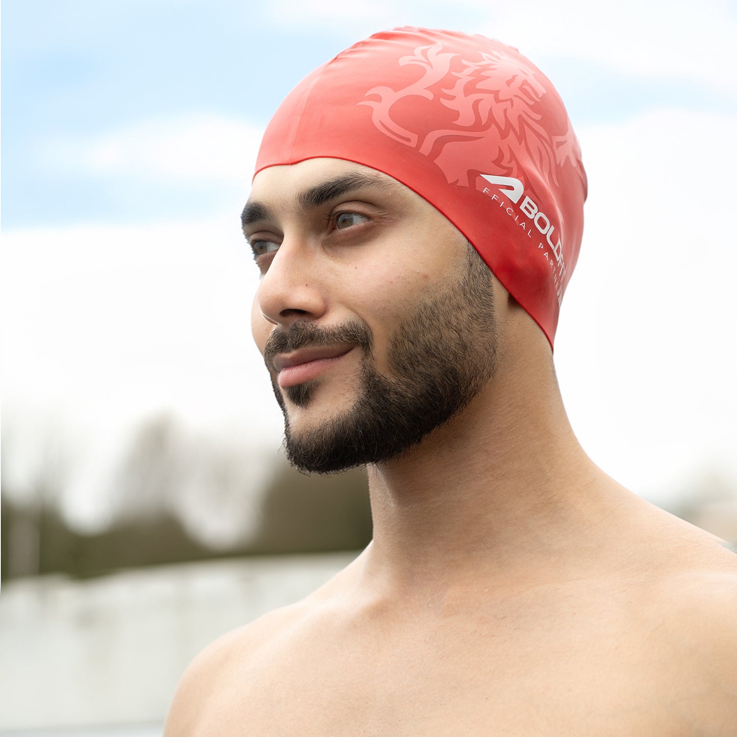 Boldfit x RCB Swim Cap -  Red