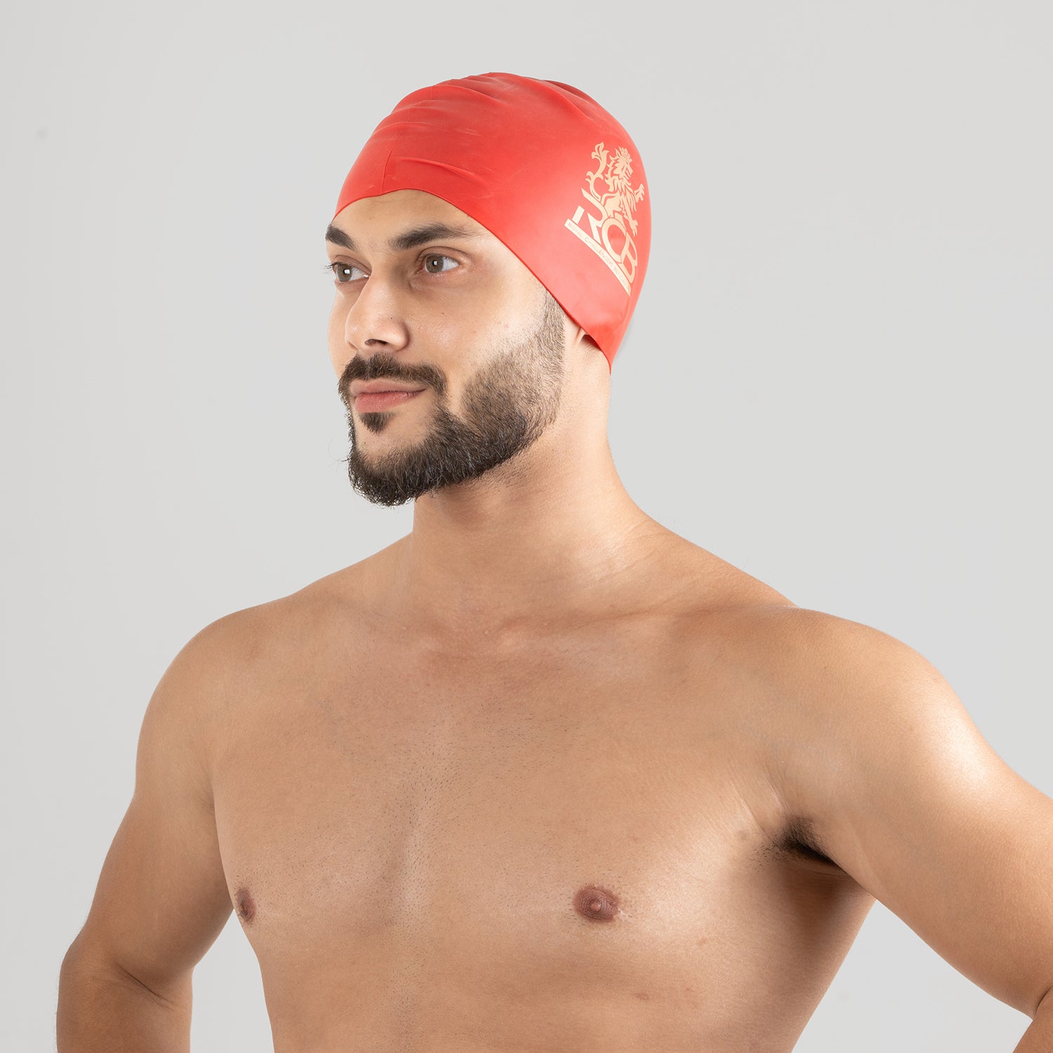 Boldfit x RCB Swim Cap -  Red