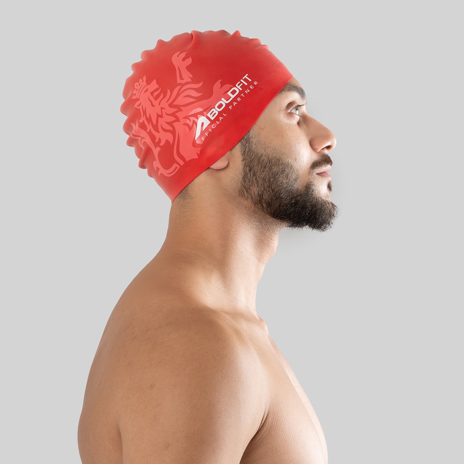 Boldfit x RCB Swim Cap -  Red