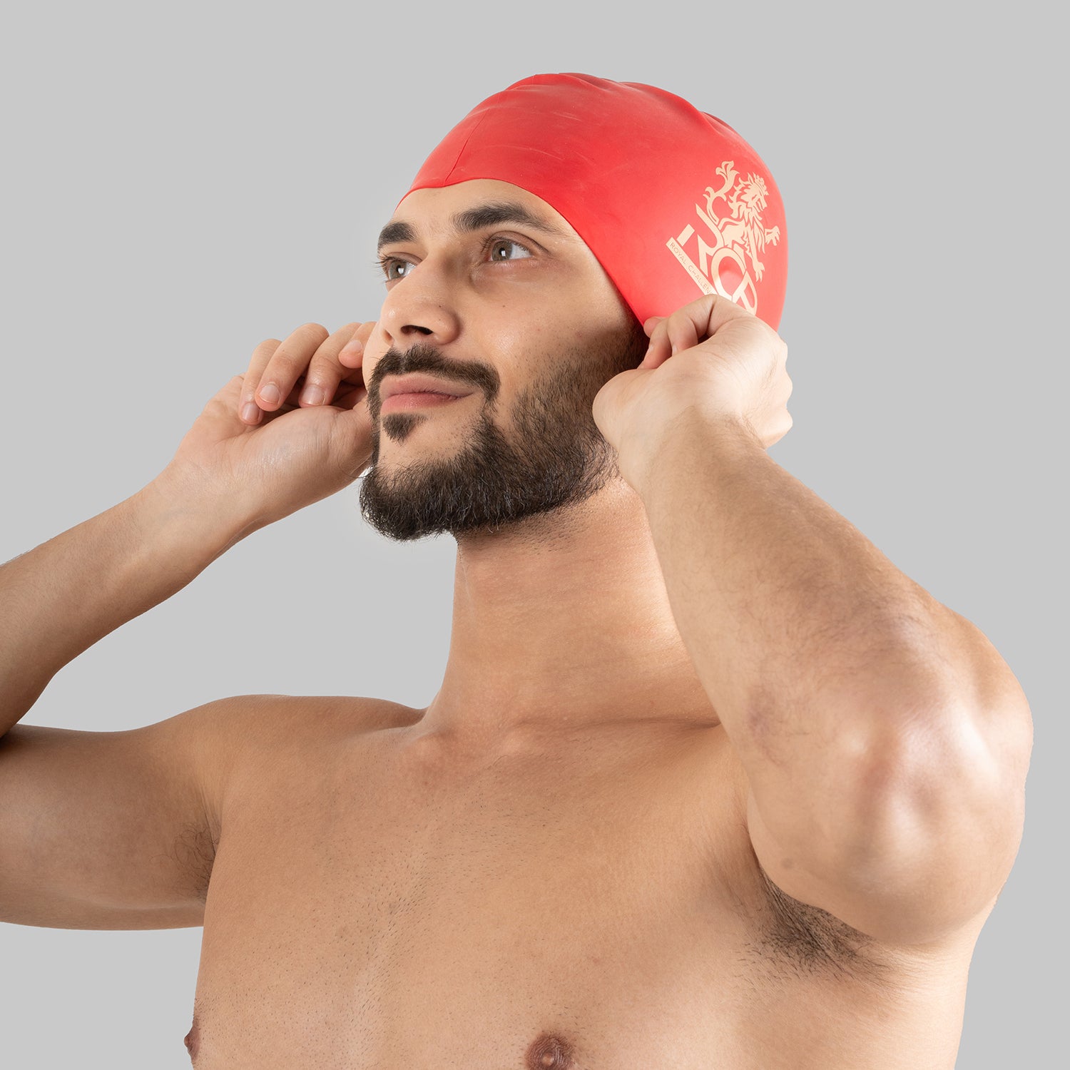 Boldfit x RCB Swim Cap -  Red