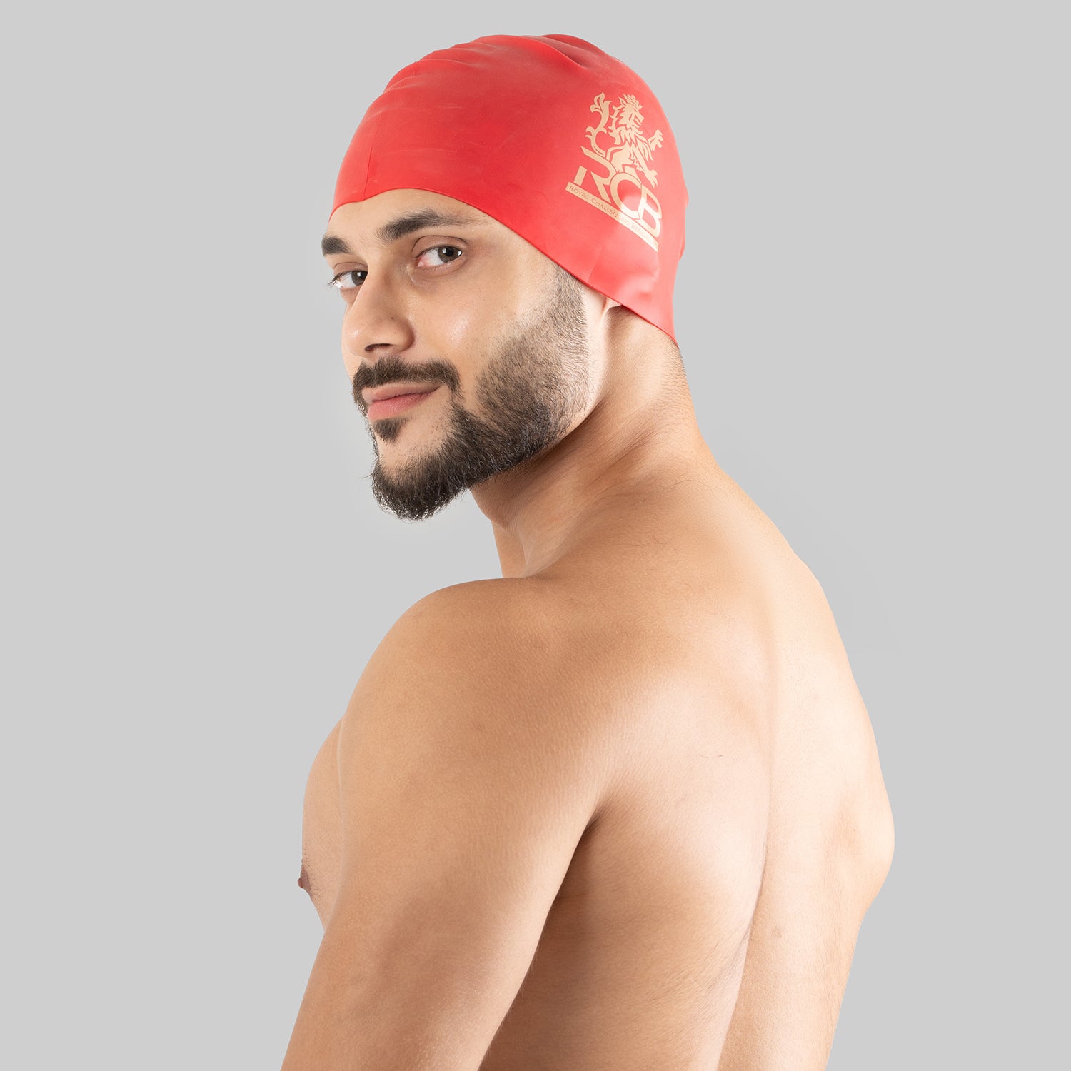 Boldfit x RCB Swim Cap -  Red