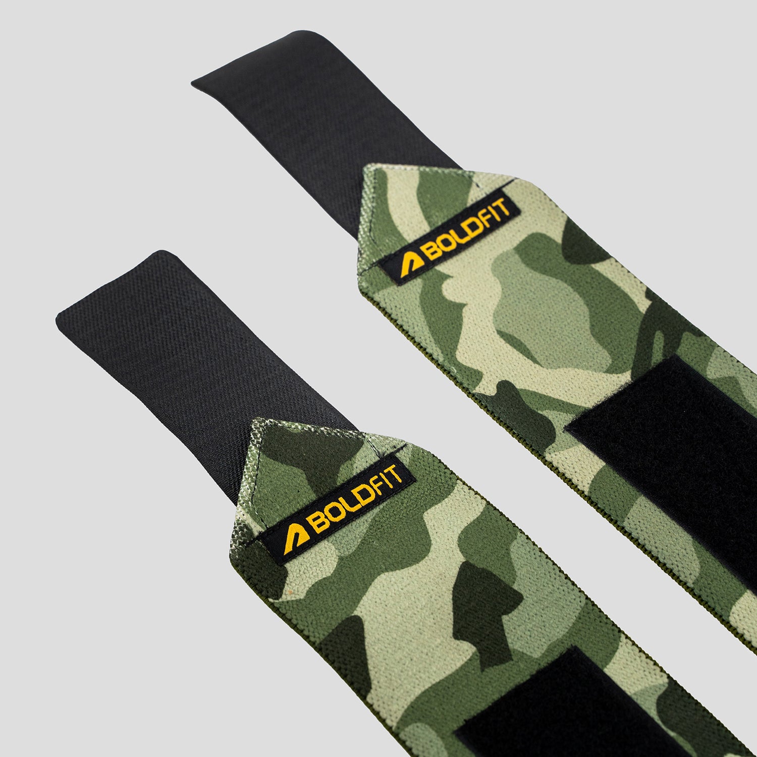 Boldfit Heavy Weight Wrist Supporter - Camp Green