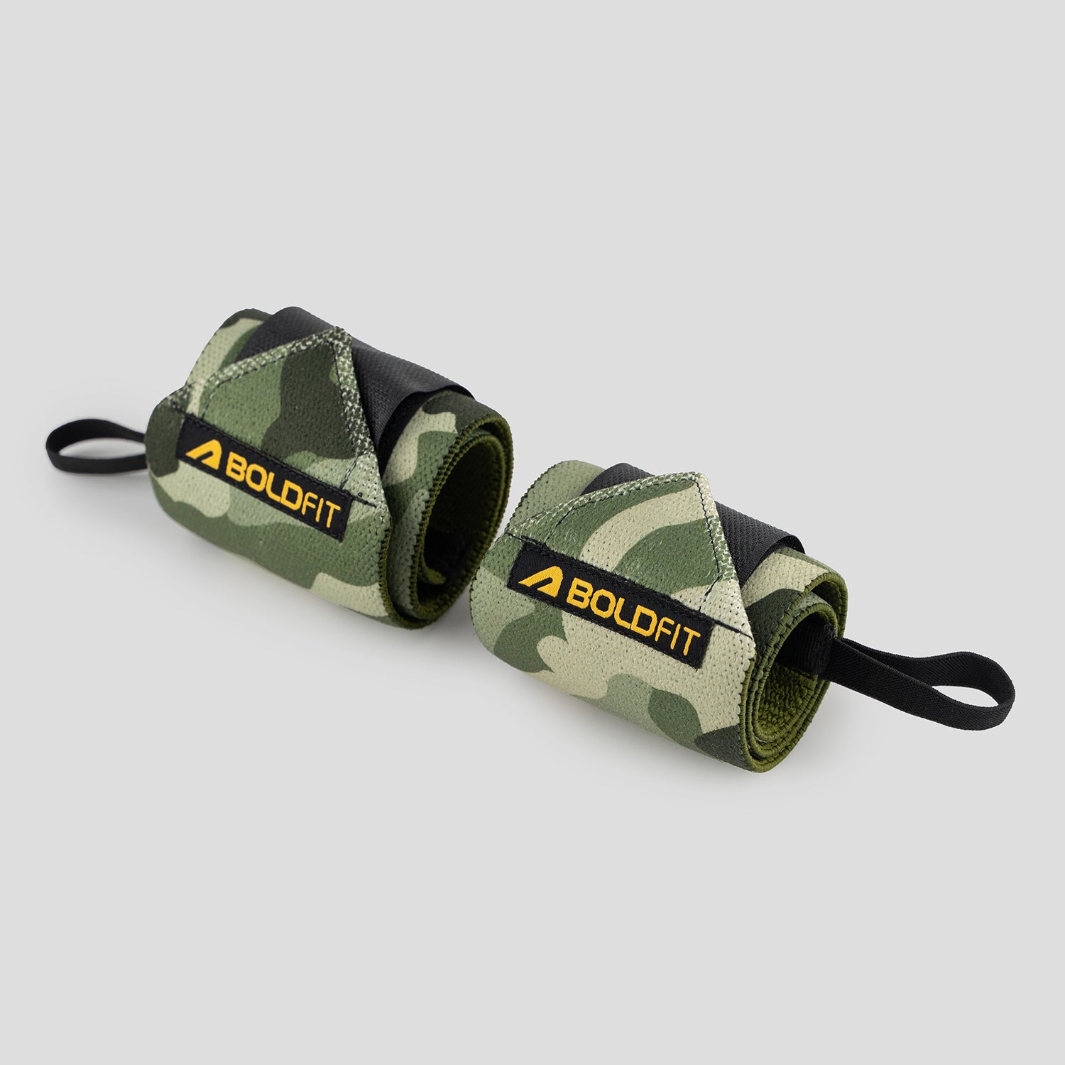 Boldfit Heavy Weight Wrist Supporter - Camp Green