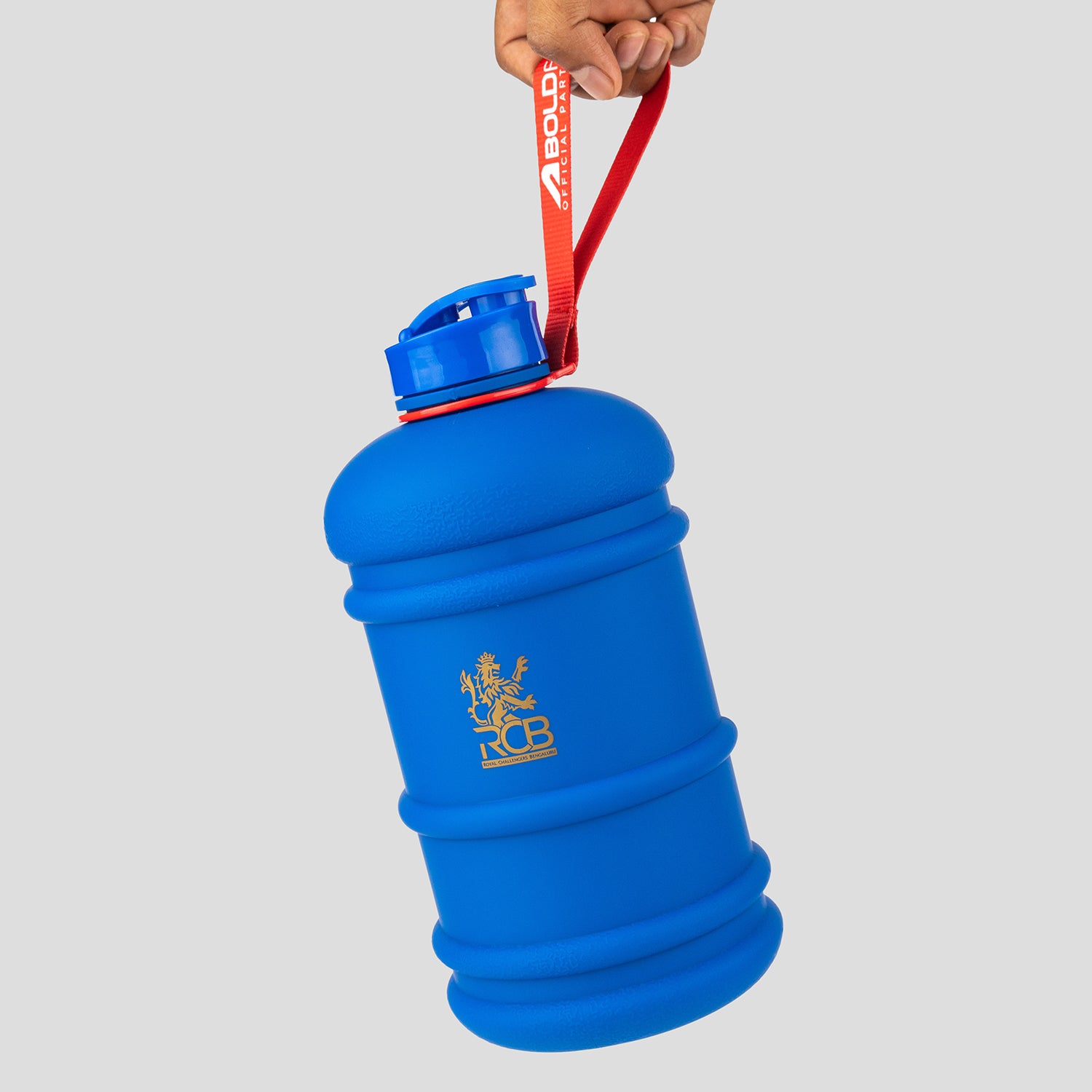 Boldfit x RCB 2.2L Blue Gallon Bottle