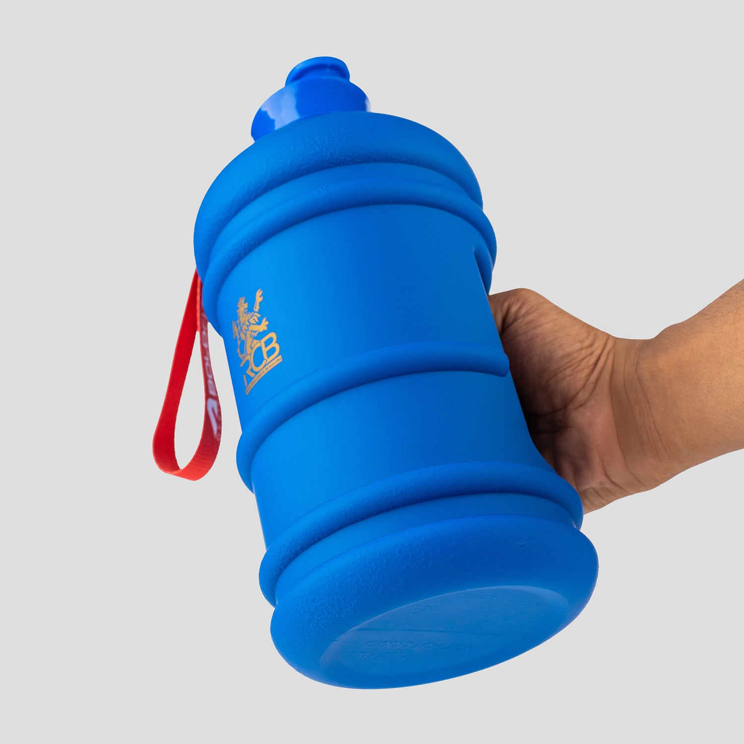 Boldfit x RCB 2.2L Blue Gallon Bottle