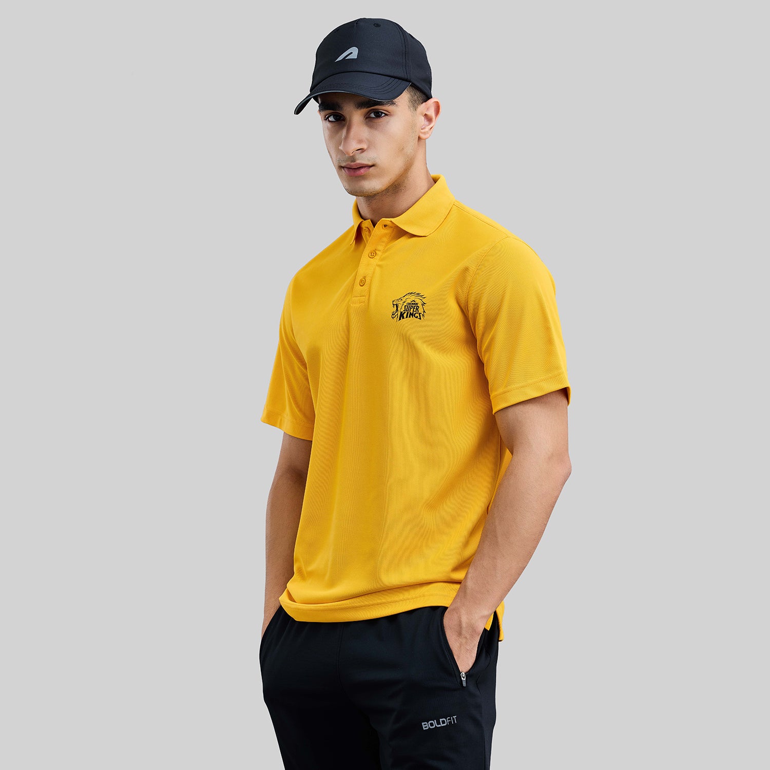 Official CSK Merch - Yellow Men's Polo T-shirt