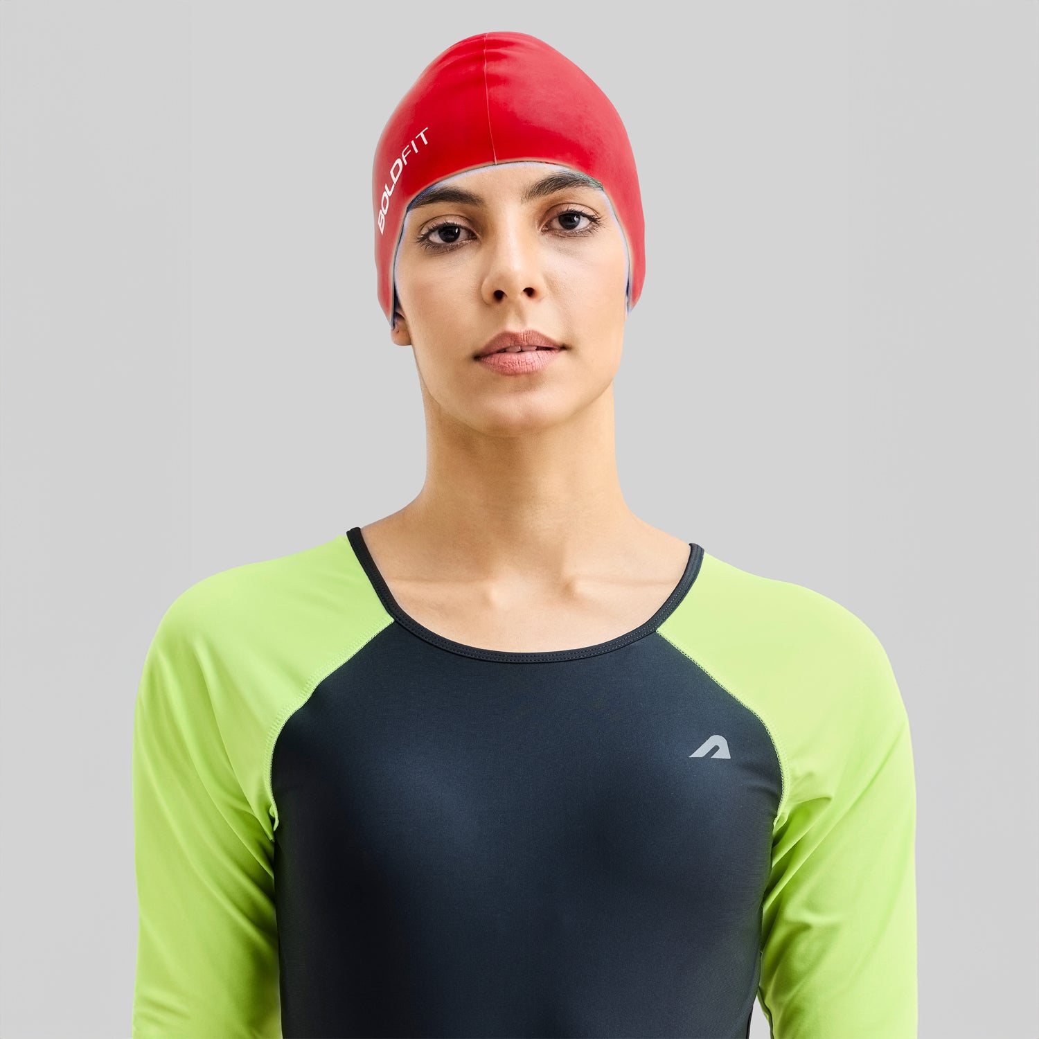 AquaFlex Swim Cap - Red