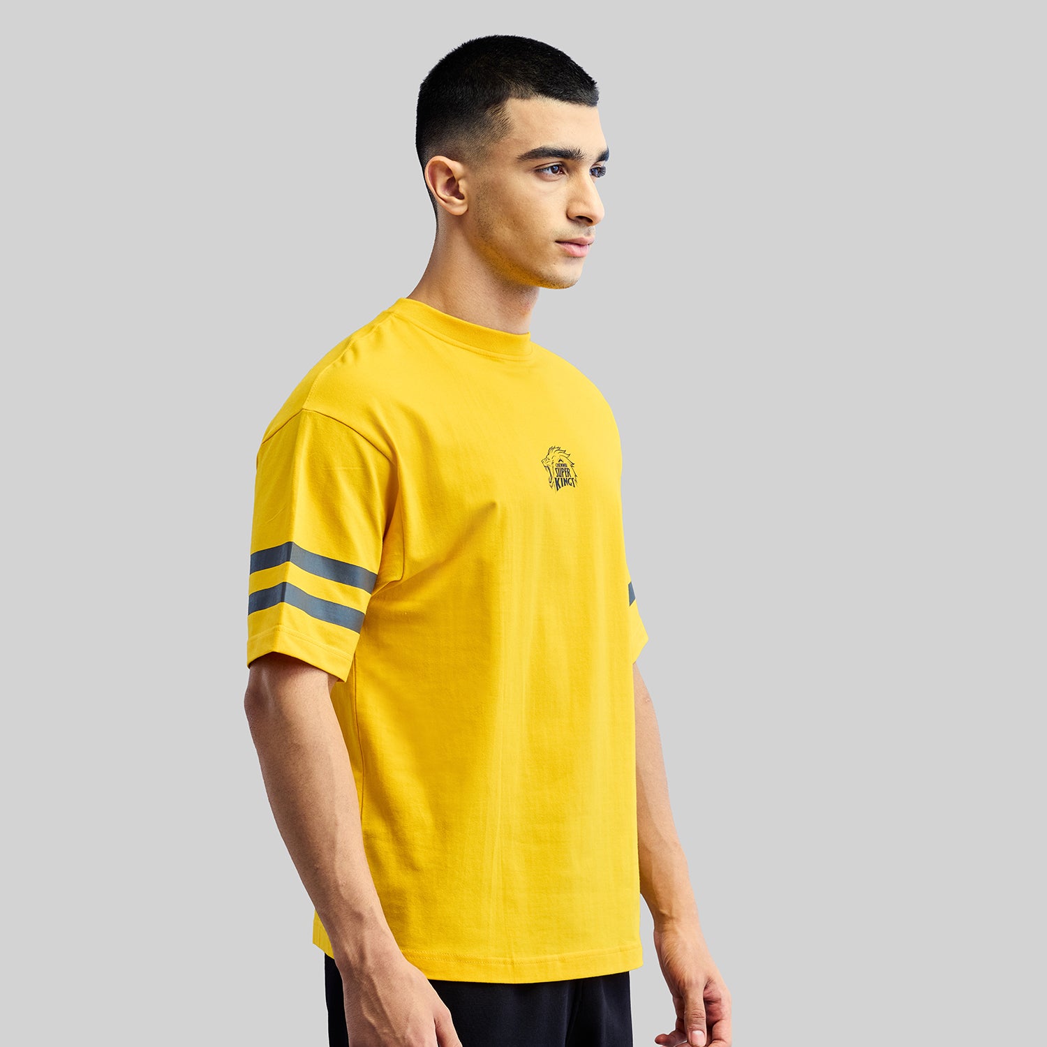 Official CSK Merch - Yellow Thala Men's Oversized T-shirt