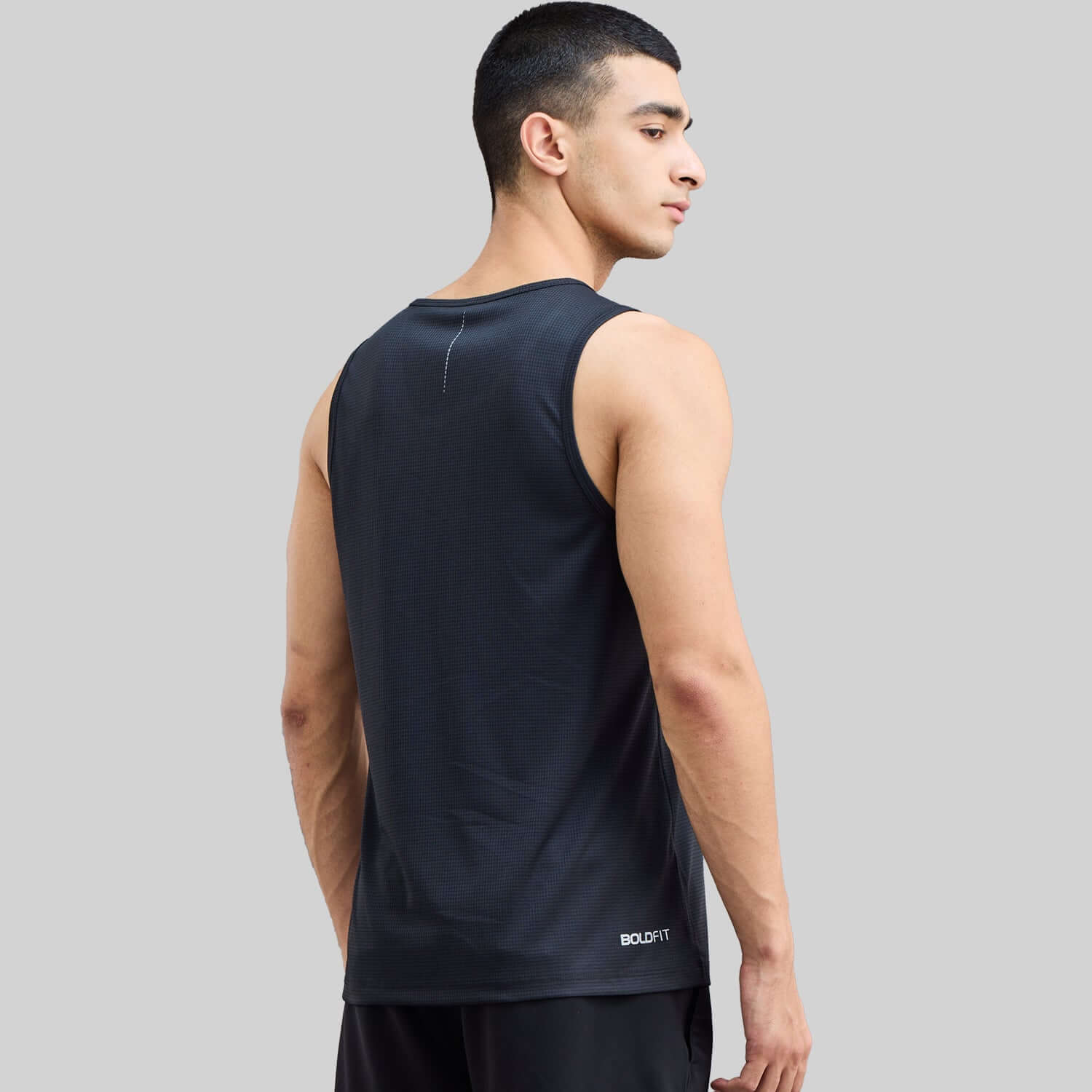 Power Mens Gym Vest - Black