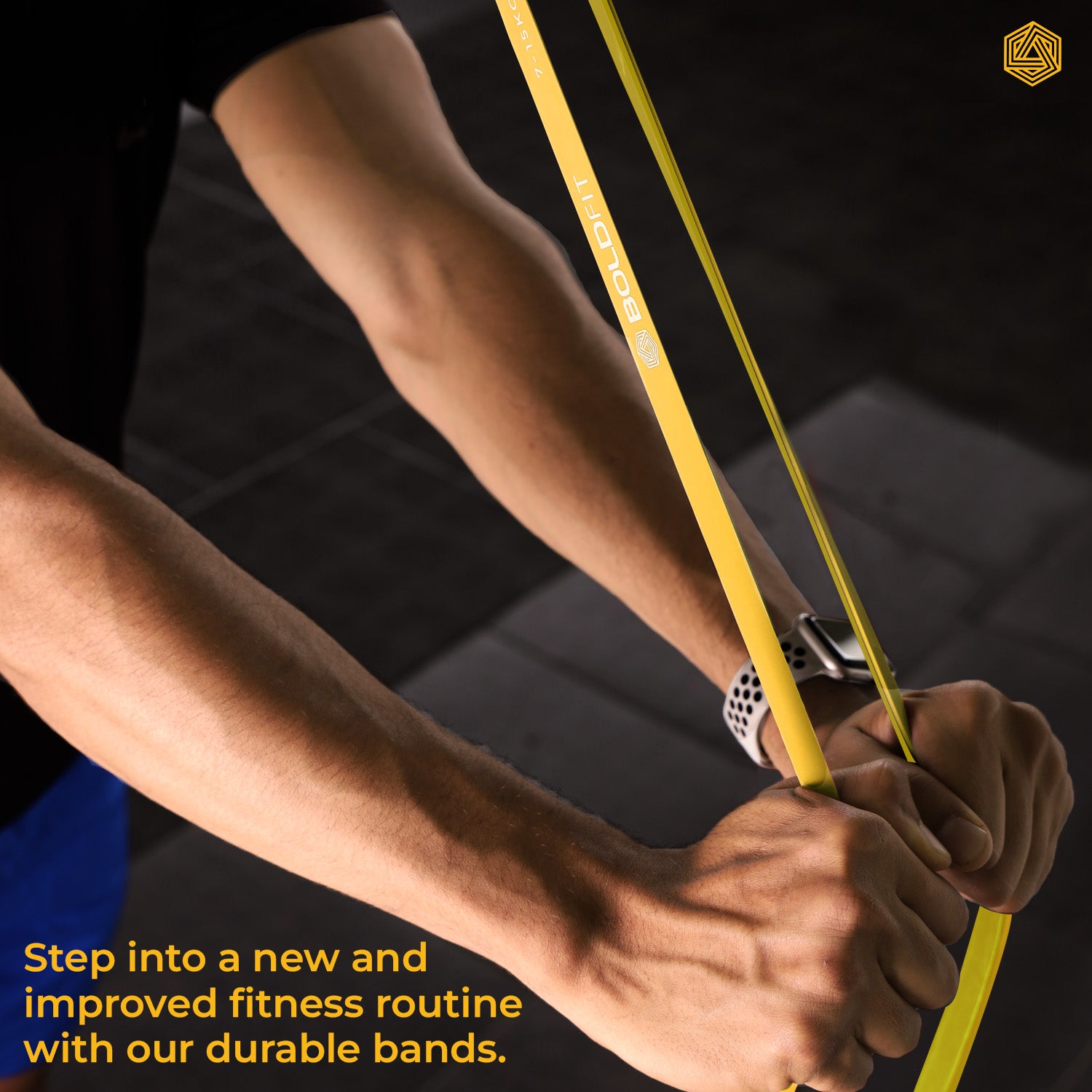 Boldfit Heavy Resistance Band - Set of 3