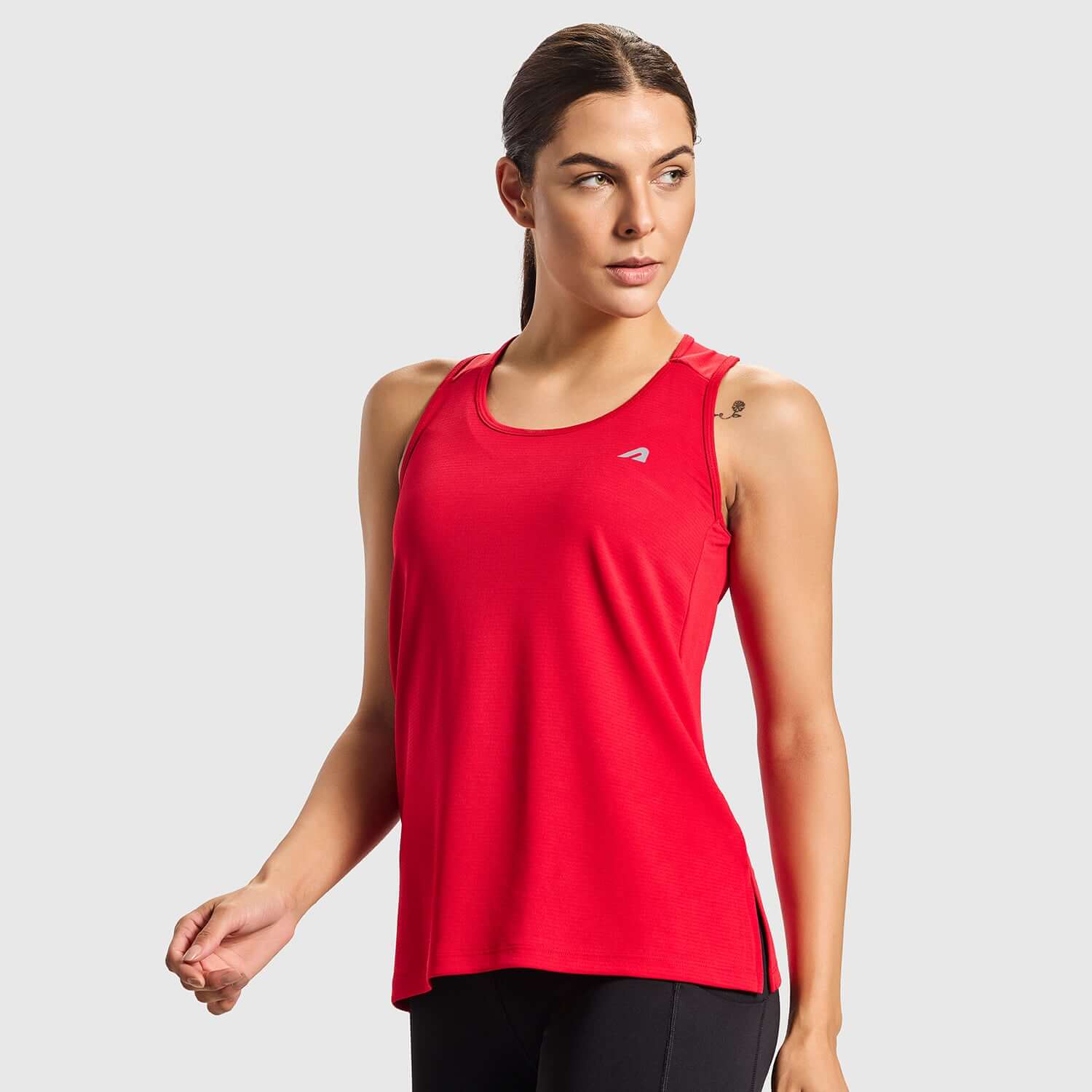 Womens Power Tank Red