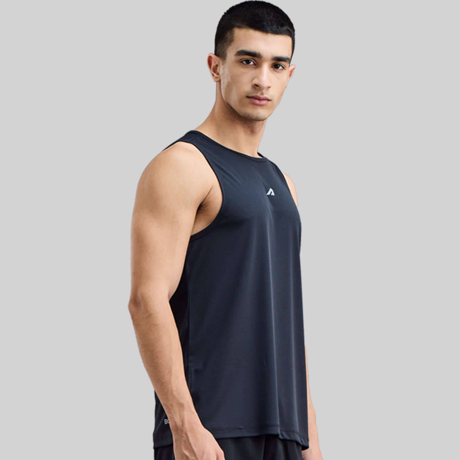 Power Mens Gym Vest - Black