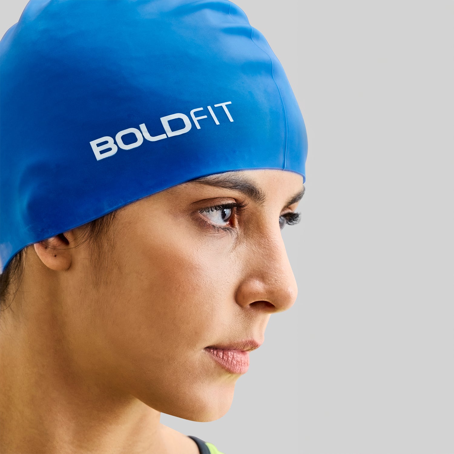 AquaFlex Swim Cap - Blue