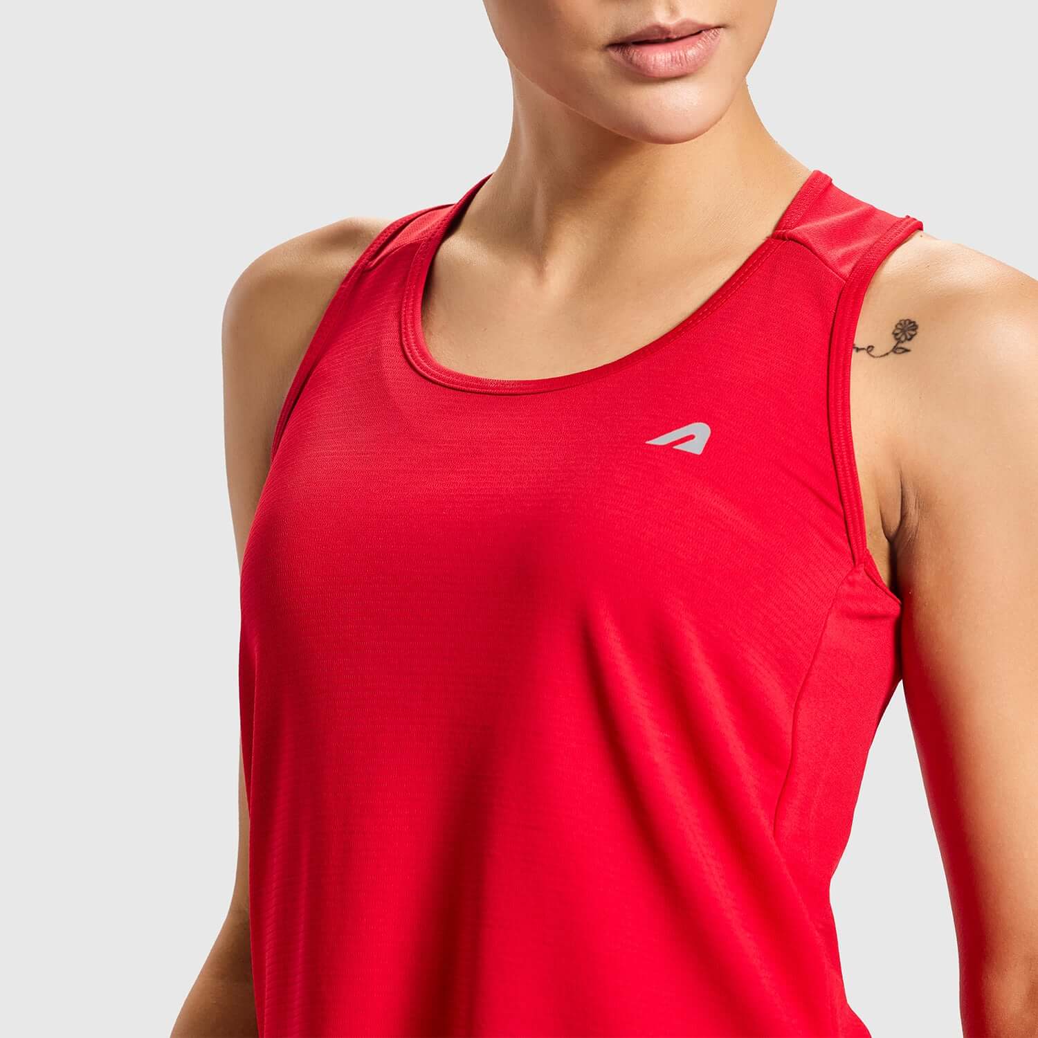 Womens Power Tank Red