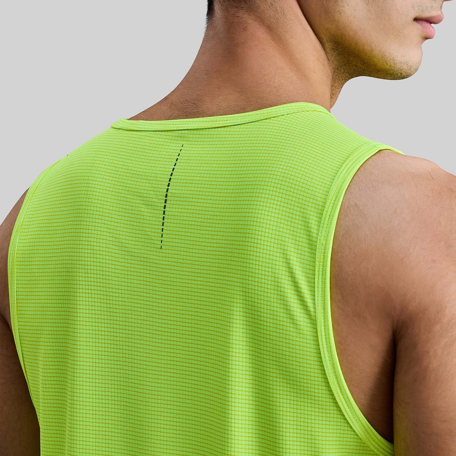 Power Mens Gym Vest - Neon Green