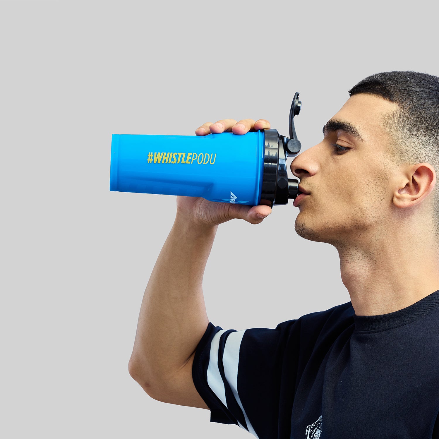 Official CSK Merch - Blue-Black Gym Shaker