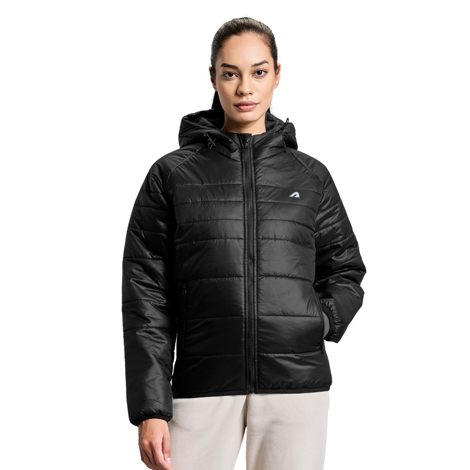 Polar Womens Puffer Jacket - Black