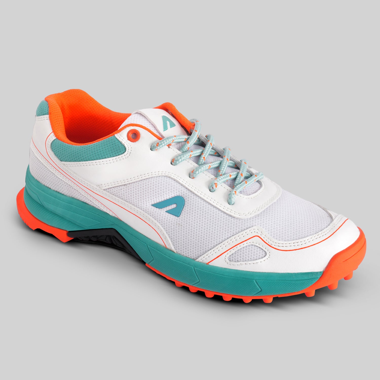 TurfPro Cricket Shoes - Mint-Orange