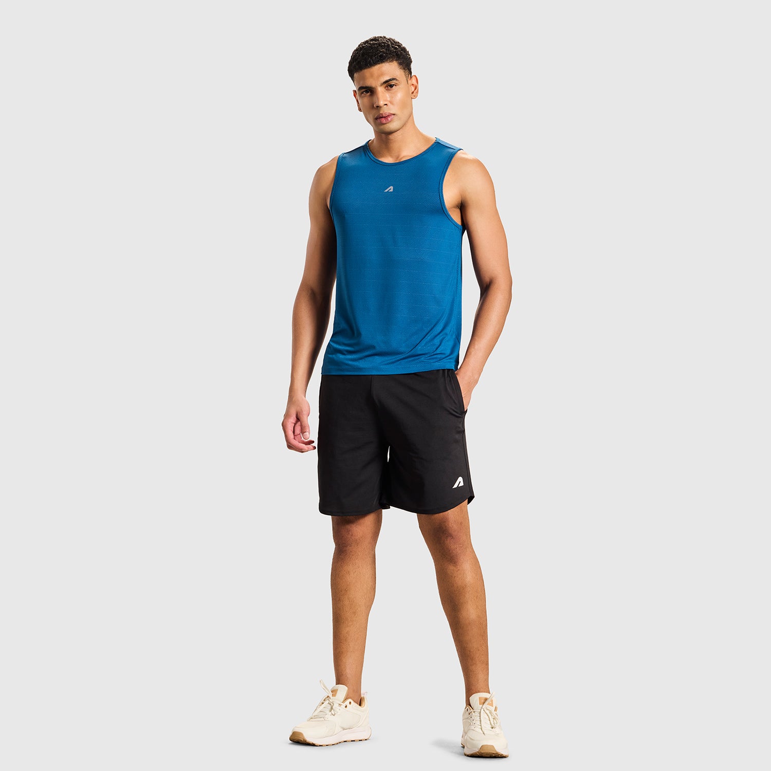 PowerLite Mens Training Vest Blue