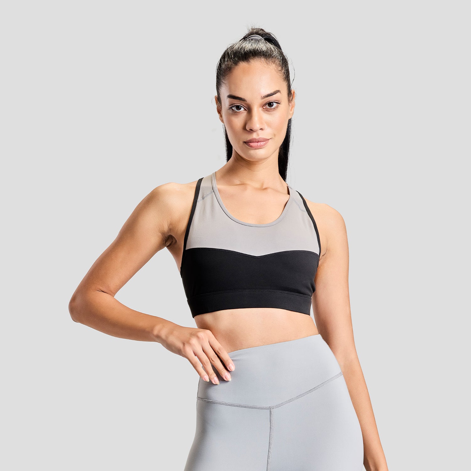 Flexform Sports Bra - Grey/Black