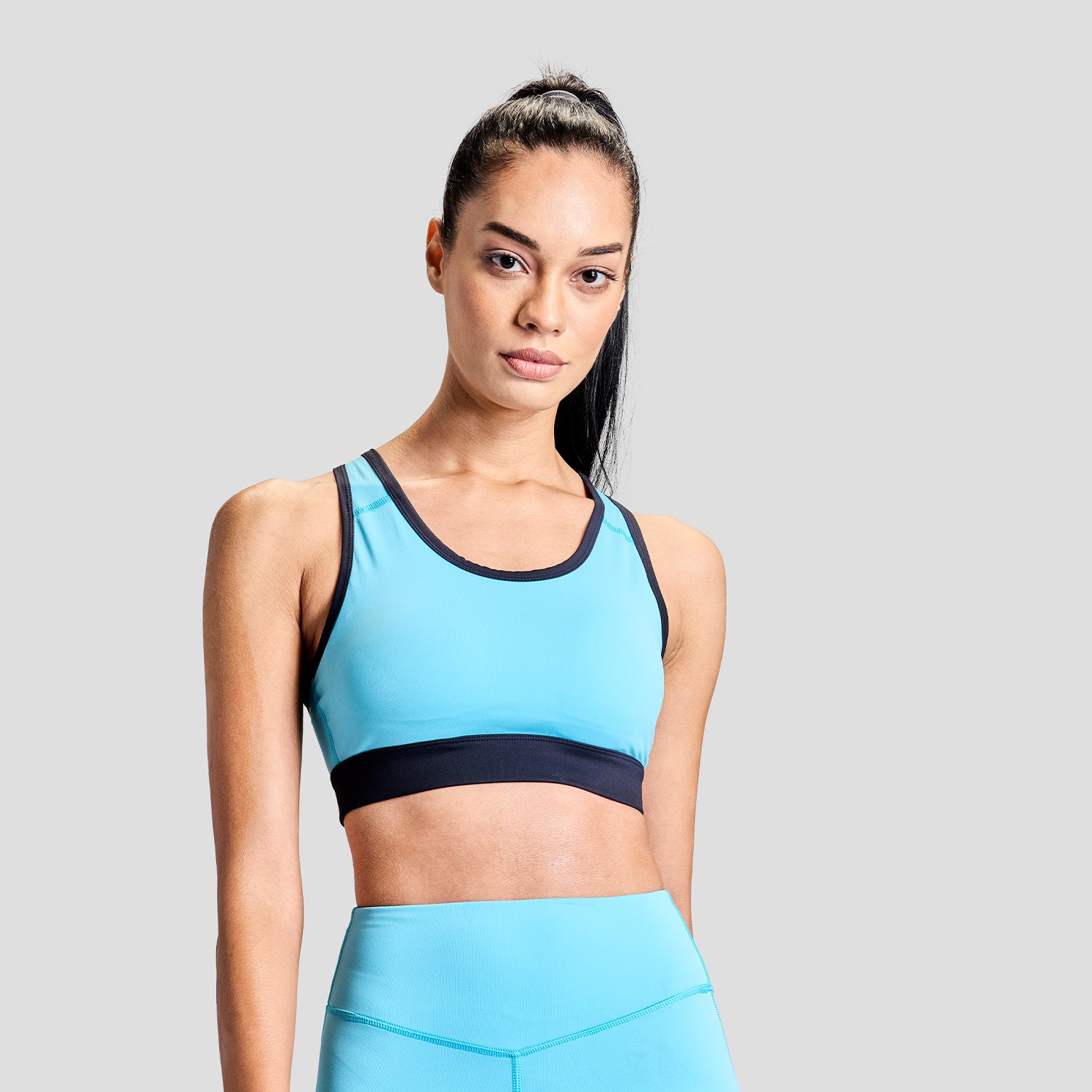 Womens Limitless Blue Sports Bra