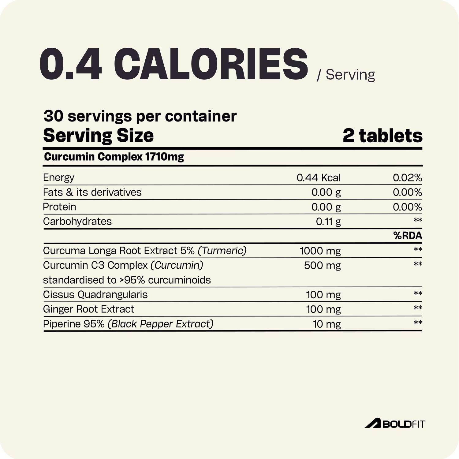 Curcumin Complex Tablets