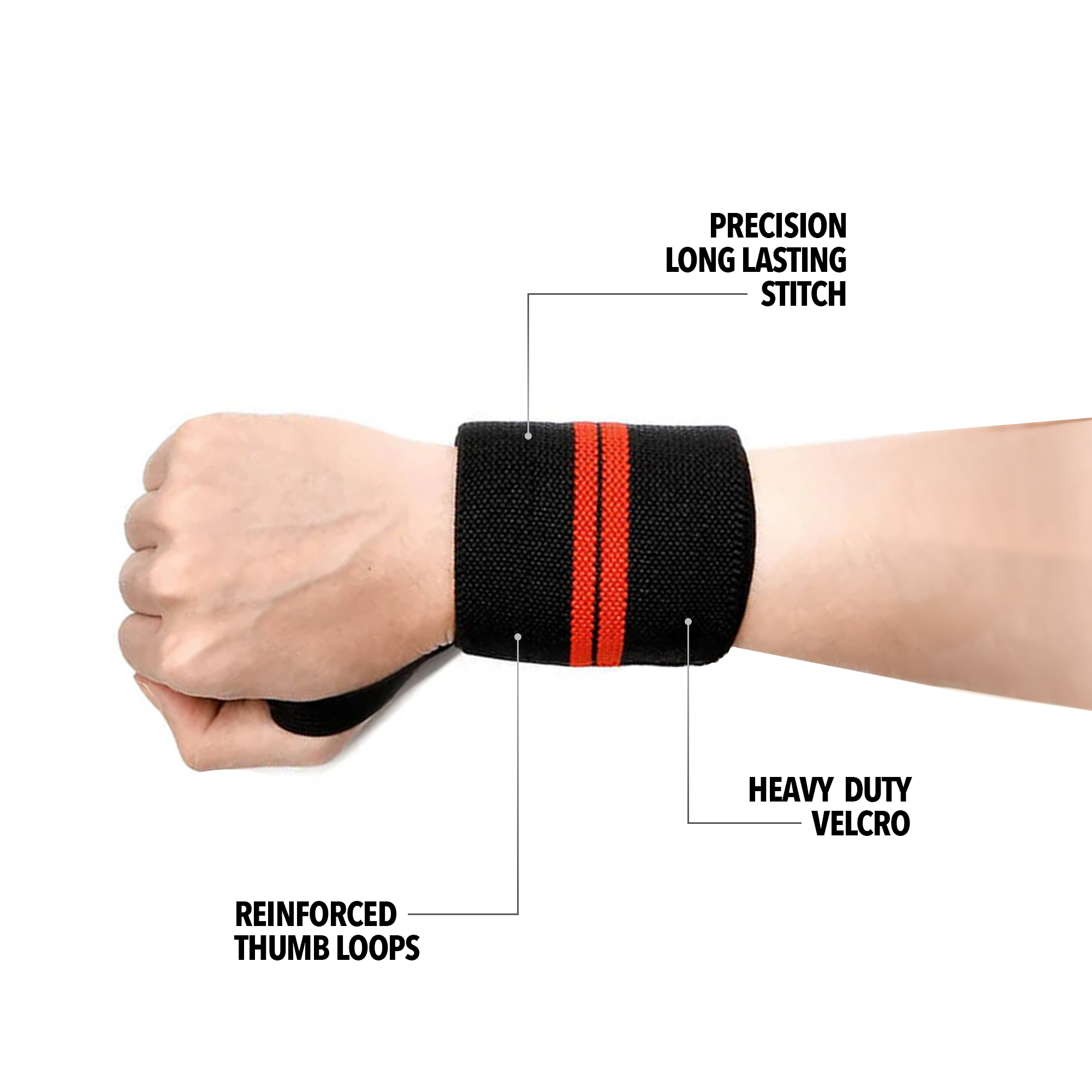 Boldfit Wrist Band for Men & Women, Wrist Supporter for Gym.