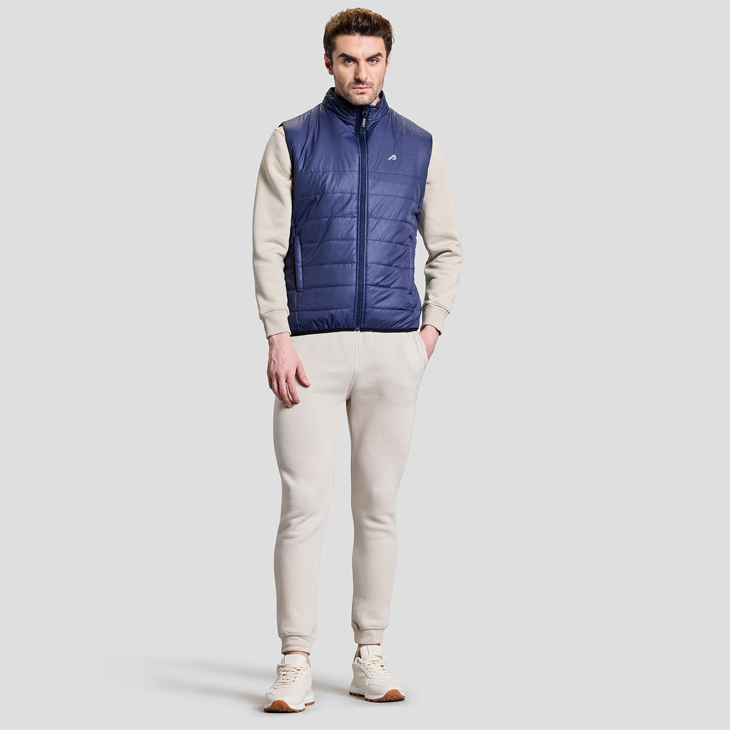 Boldfit Alpine Sleeveless Jacket for Men - BFTBM4006S Navy