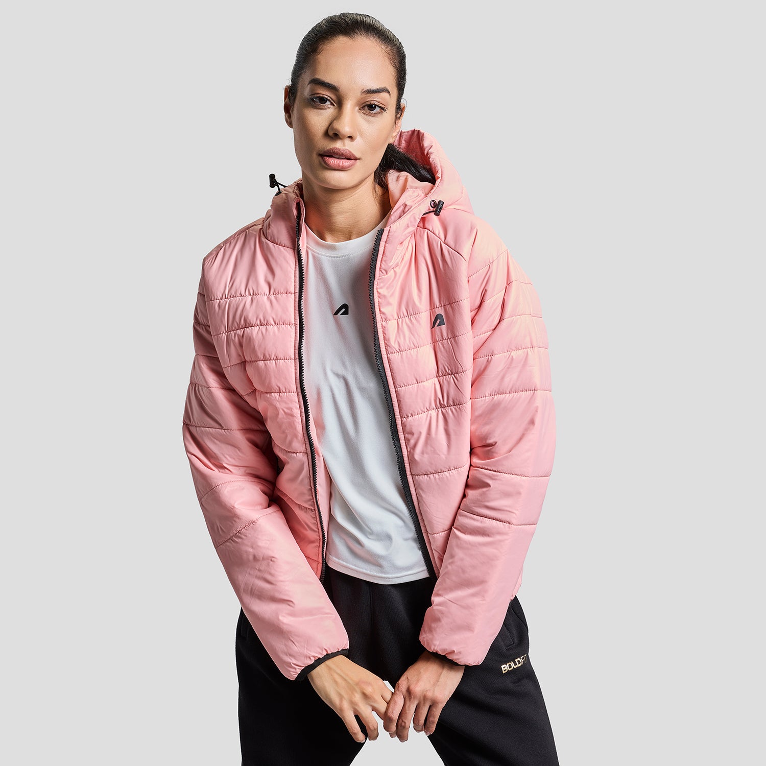 Polar Womens Puffer Jacket - Blossom Pink