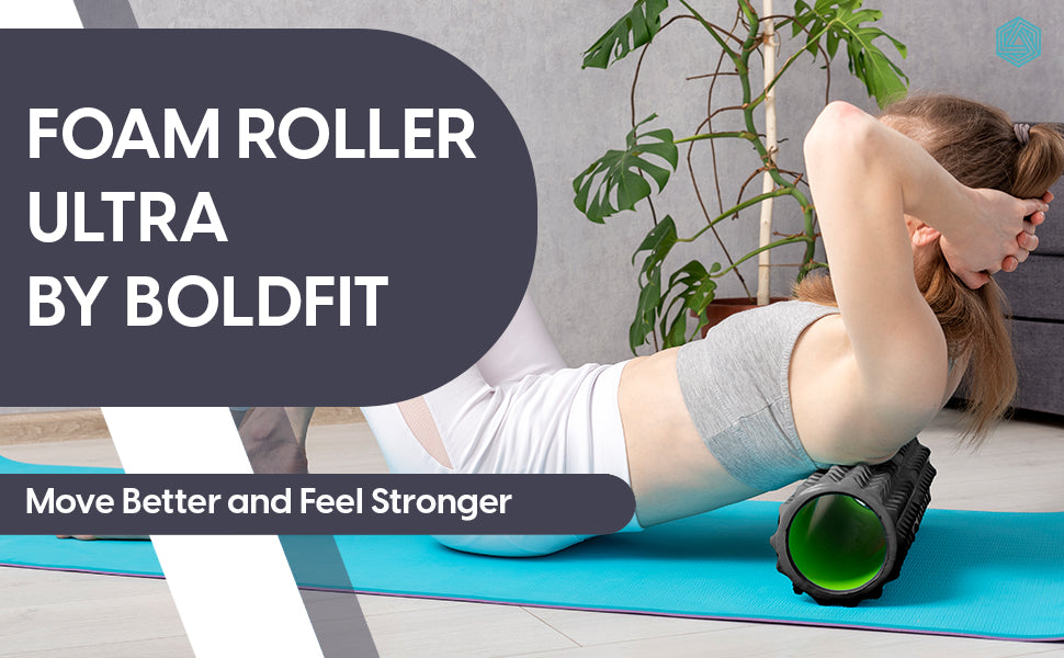 Boldfit Foam Roller Ultra Black