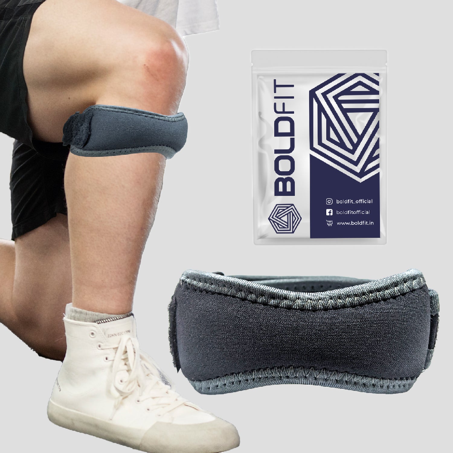 Patella Knee Sleeve - Grey