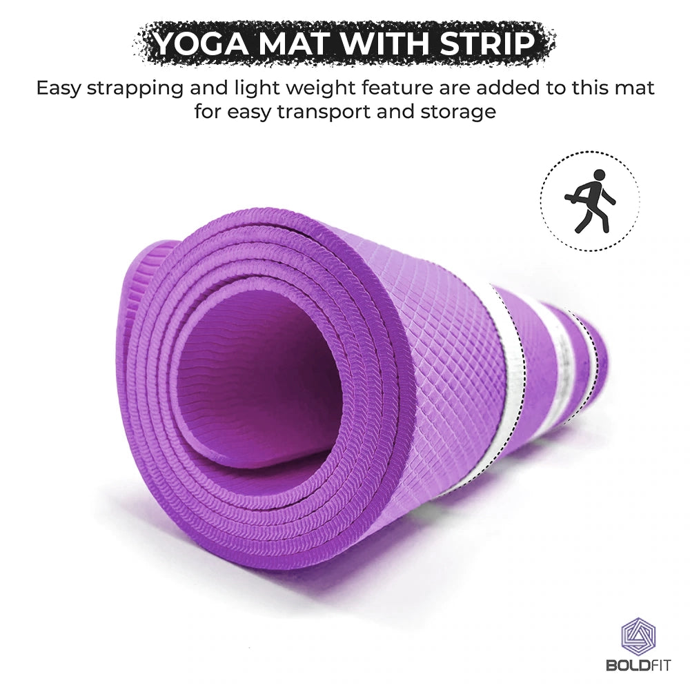 Buy BOLDFIT Yoga Mat For Men Women & Kids Eva Mat For Gym With Cover Strap  Mattress 4 mm Yoga Mat Online at Best Prices in India - JioMart.