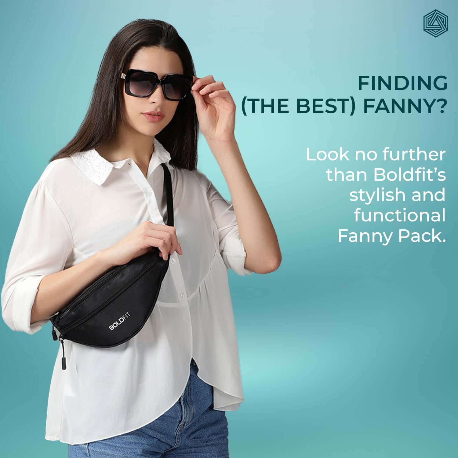 Black fanny best sale pack for women