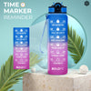 Water Bottles with Motivational Time-1Ltr