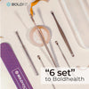 Boldfit Ear Wax Cleaner - Resuable Ear Cleaner Tool Set with Storage Box