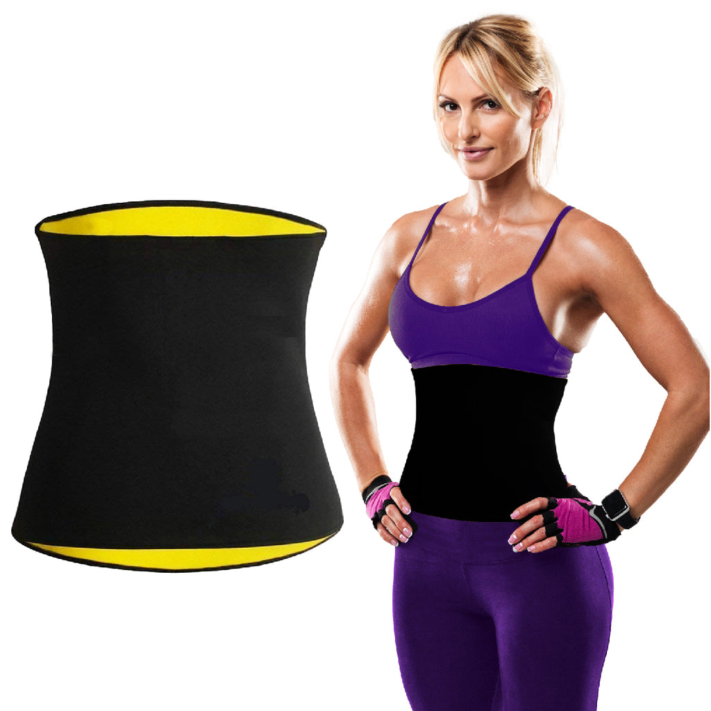 Boldfit Tummy Shaper for Women & Men Sweat Slim Belt Tummy Belt Shapewear  for Belly. Body Shaper Belt for Stomach Fitness Belt for Exercise & Workout-  Small-Medium Black : : Clothing 