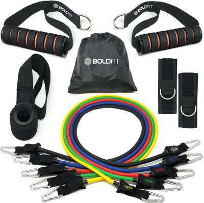 Boldfit Resistance Tube with Foam Handles