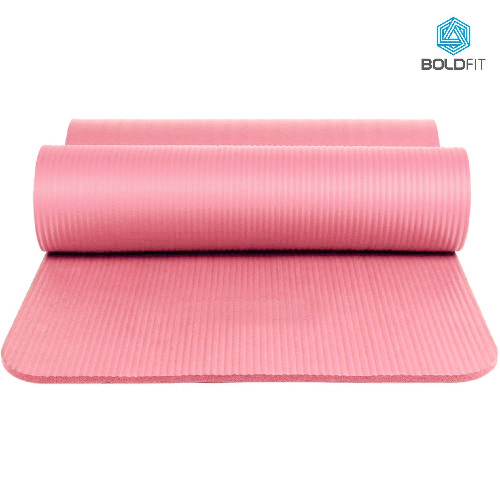 Boldfit Yoga Mat For Men And Women Nbr Material - Pink Reviews