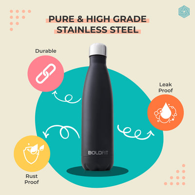 Boldfit Stainless Steel Water Bottle