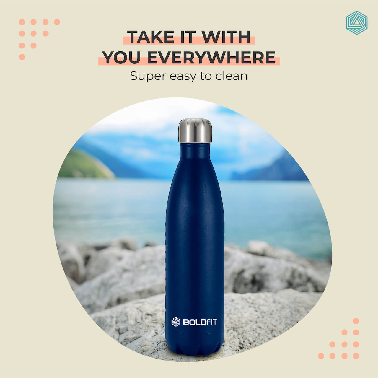  Boldfit Stainless Steel Water Bottle Hot & Cold