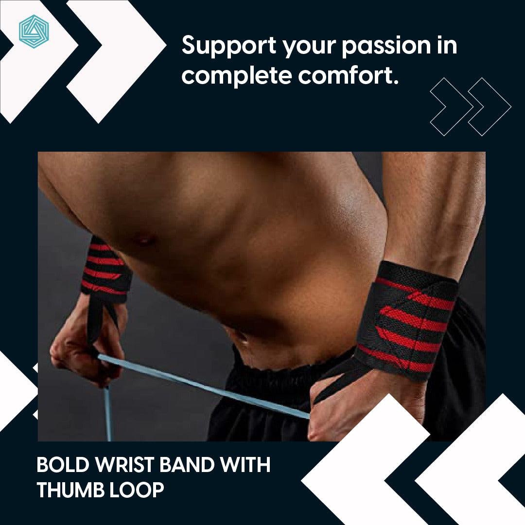Boldfit Cotton Wrist Band for Men & Women, Wrist Supporter for Gym Wrist  Wrap/Straps Gym Accessories for Men for Hand Grip & Wrist Support While  Workout & Muscl…
