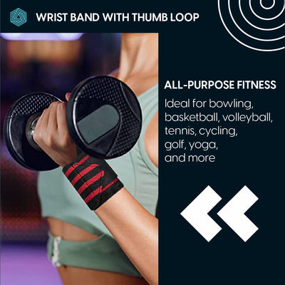 Boldfit Wrist Supporter for Gym- 4strip New