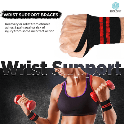 Boldfit Cotton Wrist Band for Men & Women, Wrist Supporter for Gym Wrist  Wrap/Straps Gym Accessories for Men for Hand Grip & Wrist Support While  Workout & Muscl…